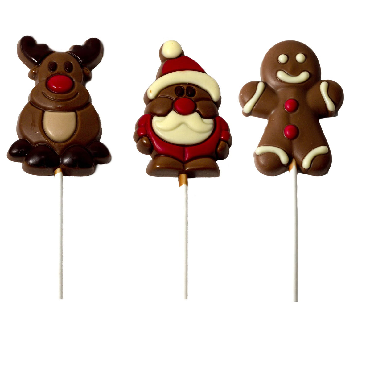 Amundsen Lollies reindeer, santa, gingerbreadman milk