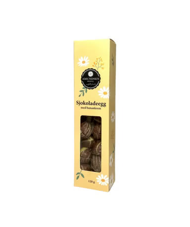 Amundsen Sjokoladeegg med banankrem